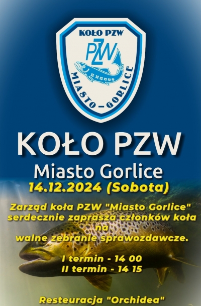 Walne zebranie sprawozdawcze -14.12.2024 r.